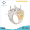 Simple stainless steel Silver&Gold ring designs mens indonesia rings, fancy rings